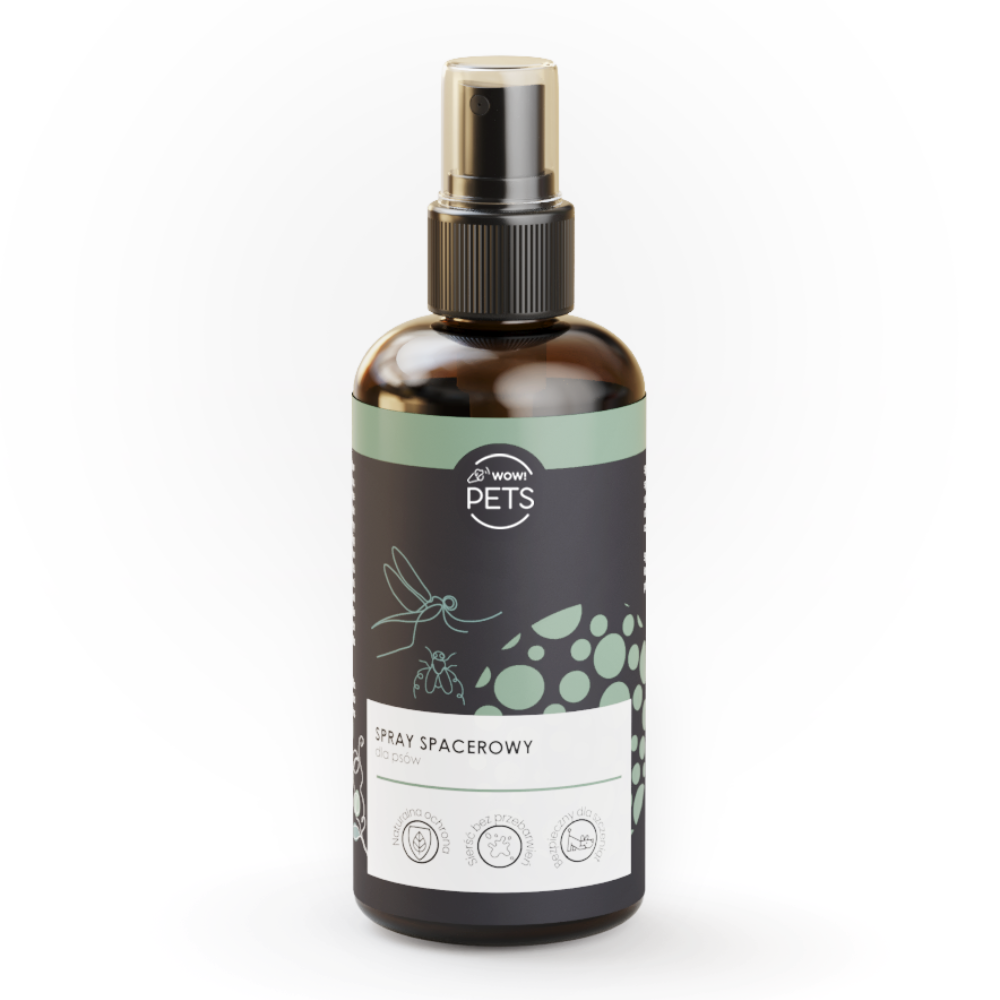 Spray spacerowy naturalny do sierści dla psa